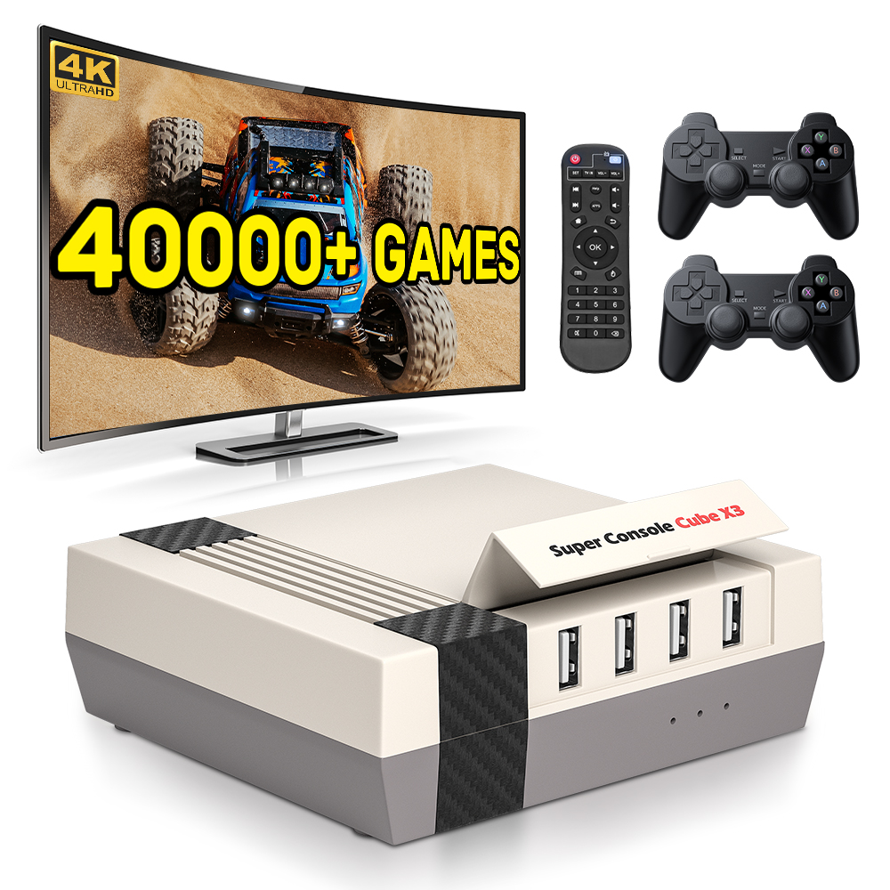 Retro Gaming Tv Box - KINHANK Super Console Cube X3 Android