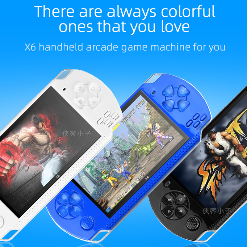 Retro Gaming X6 - PSP 3000 X6 Consola 12 Types