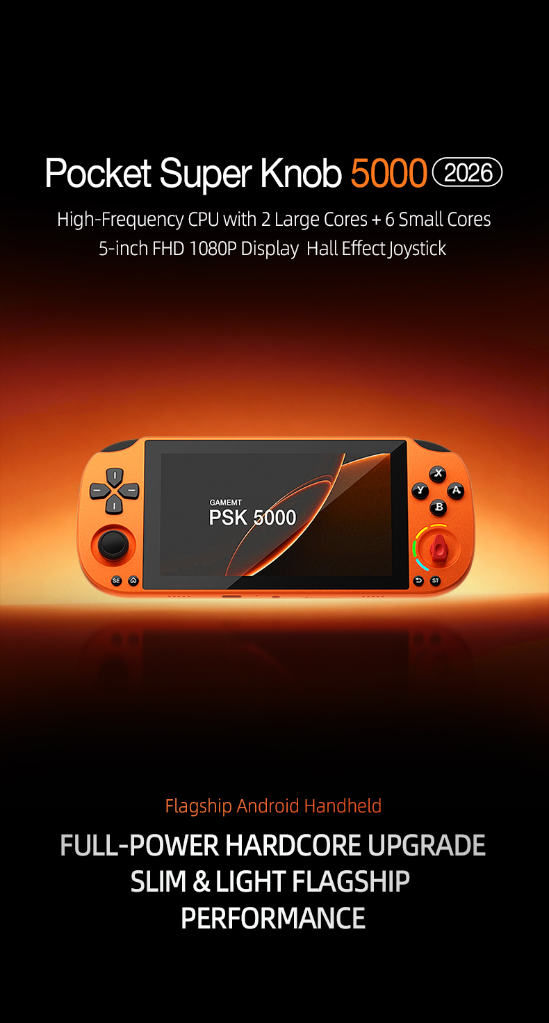 Retro Gaming Handheld 2026 - 2026 New PSK5000 Handheld Game Console