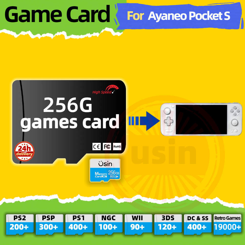 Retro Gaming Device - Game Card For Ayaneo Pocket S