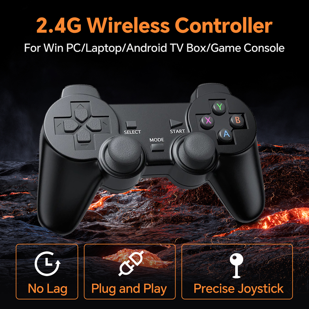 Retro Gaming Tv Box - 2.4G Wireless Controller Gamepad for Win