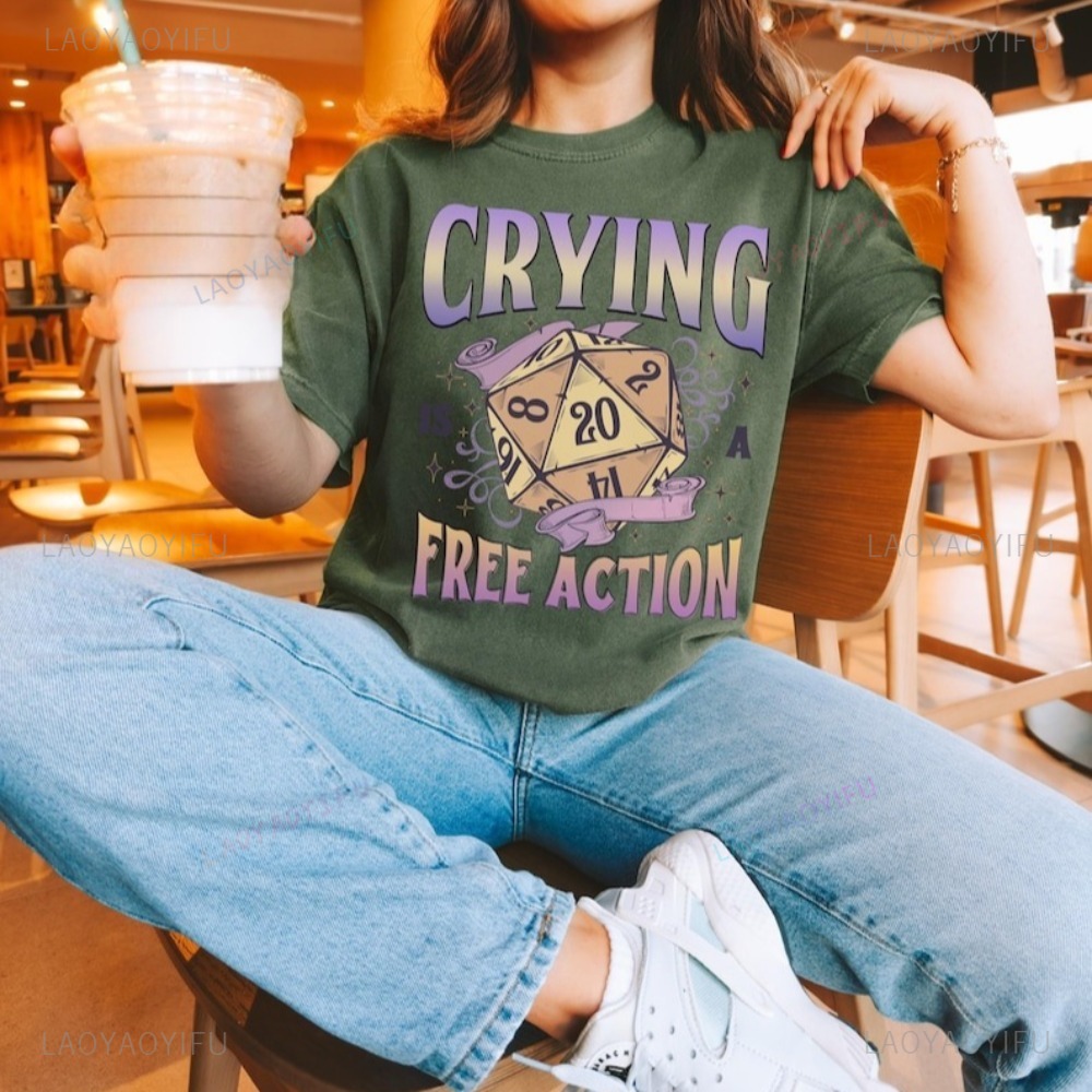Funny DnD Crying Is A Free Act - Retro Gaming Unit avis et prix