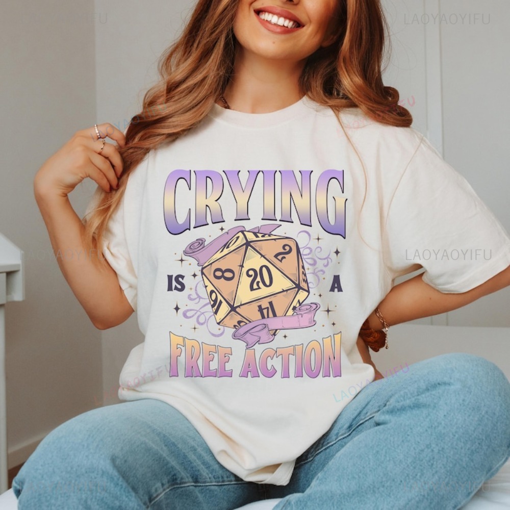 Funny DnD Crying Is A Free Act - Retro Gaming Unit avis et prix