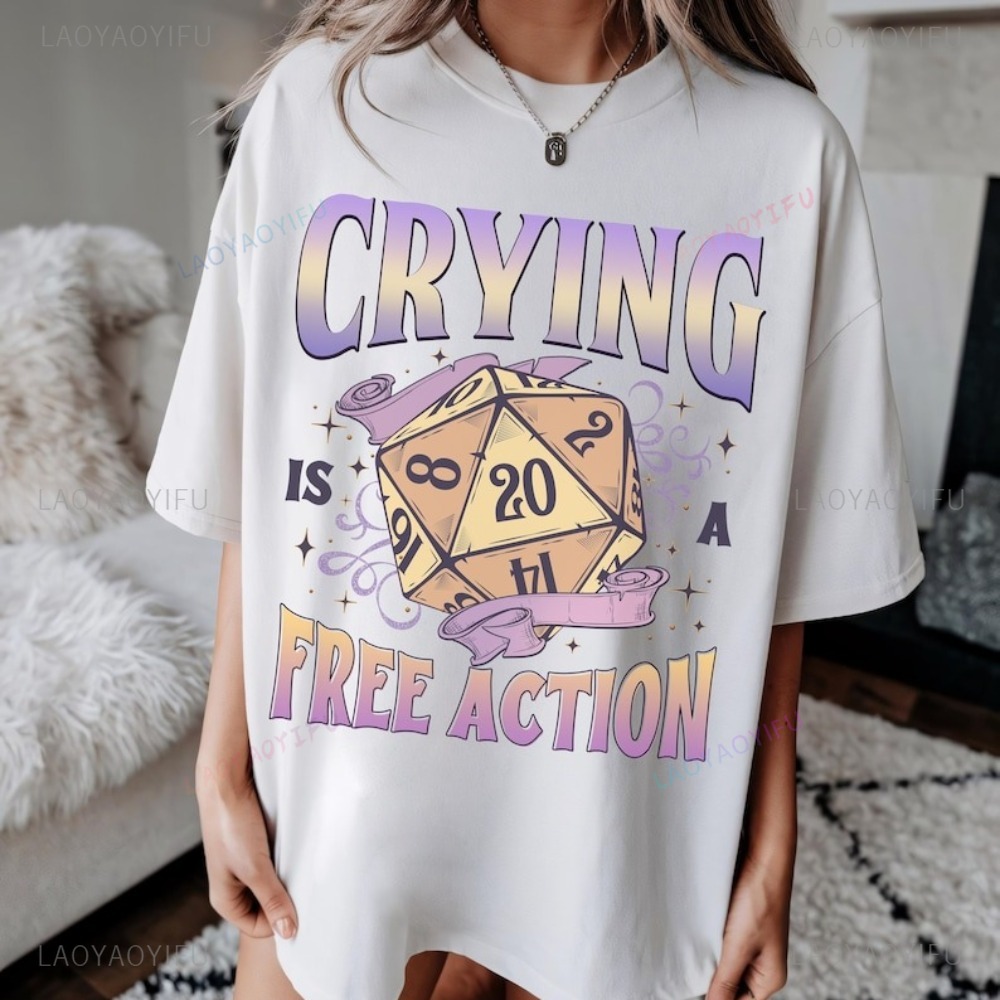 Funny DnD Crying Is A Free Act - Retro Gaming Unit avis et prix