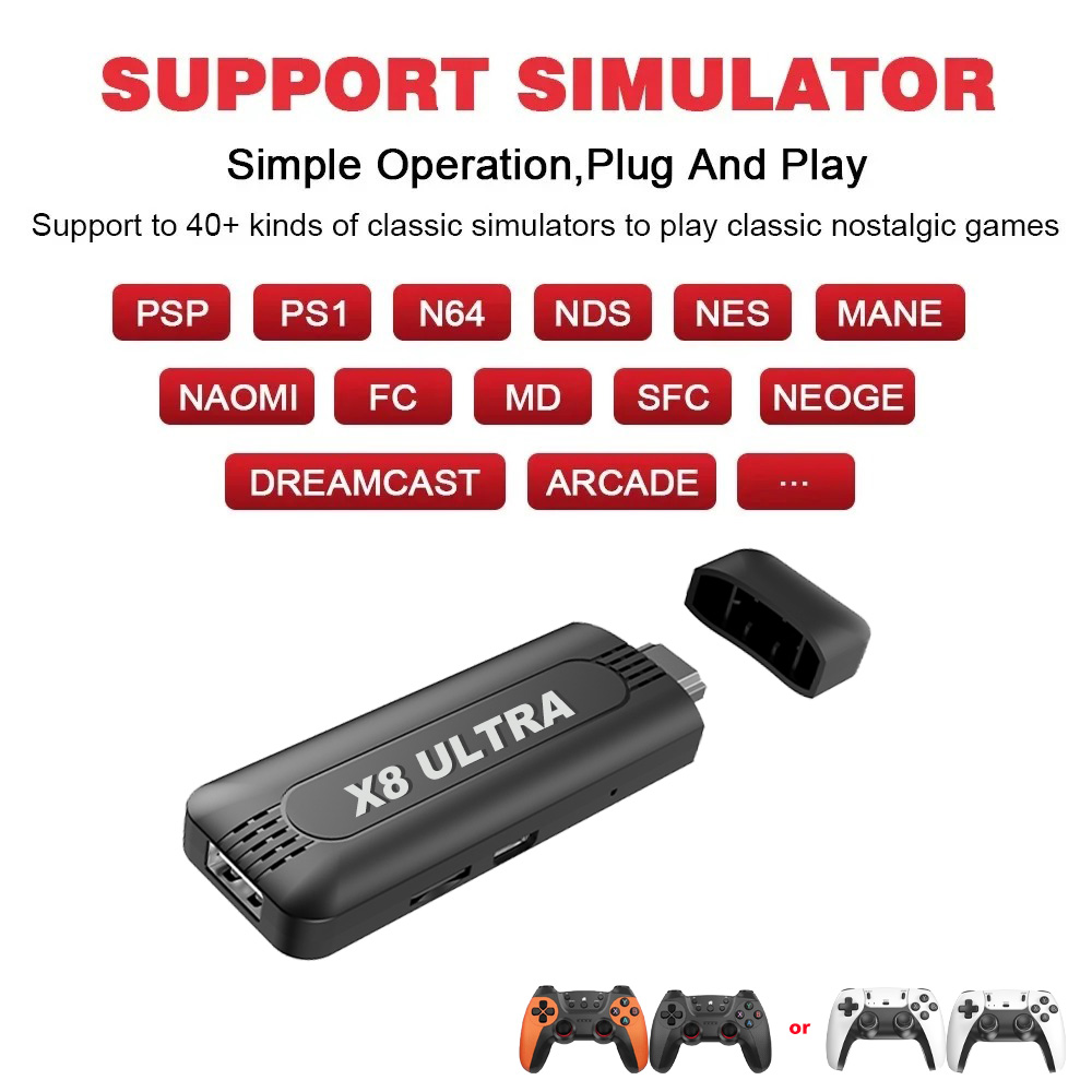 X8 Ultra 4K Game Stick 128GB R - Retro Gaming Tv Box avis et prix