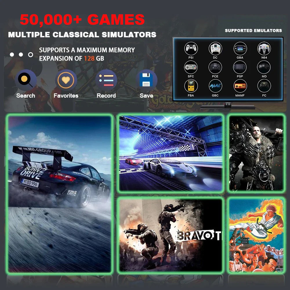 X8 Ultra 4K Game Stick 128GB R - Retro Gaming Tv Box avis et prix