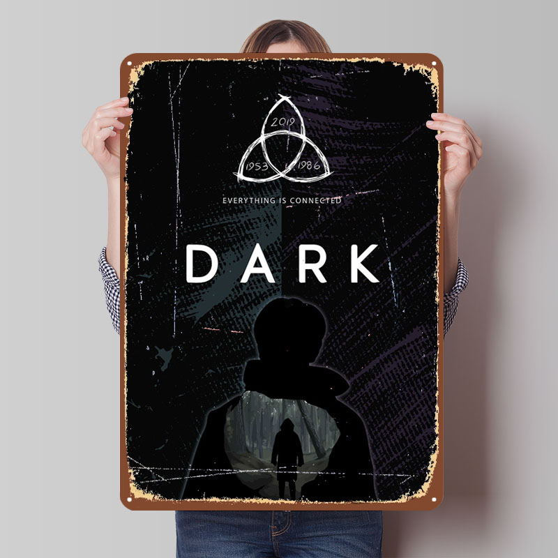 Dark Metal Signs Tv Show Poste - Retro Gaming For Tv avis et prix