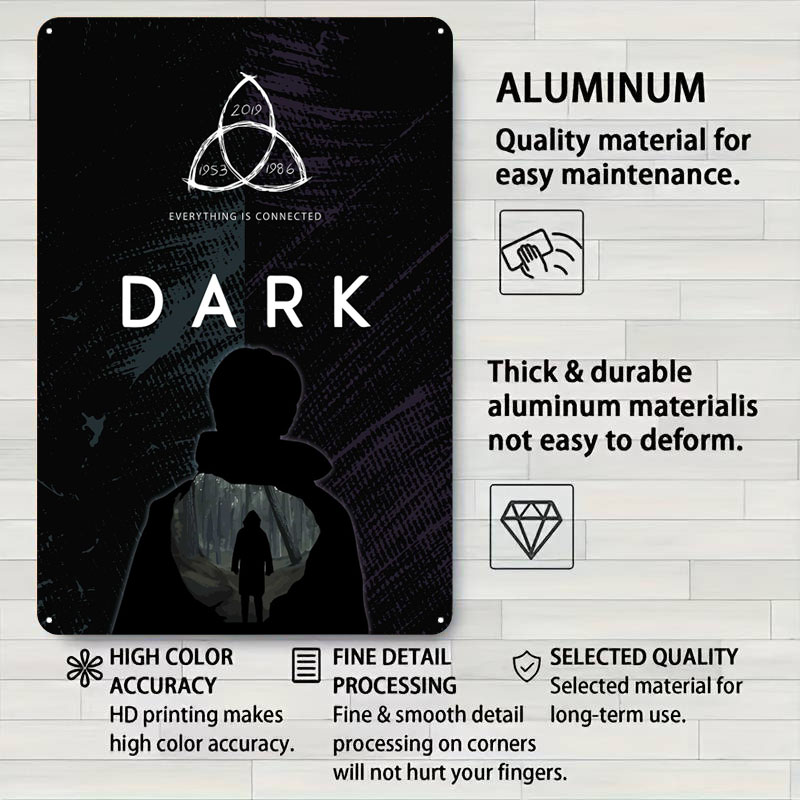 Dark Metal Signs Tv Show Poste - Retro Gaming For Tv avis et prix