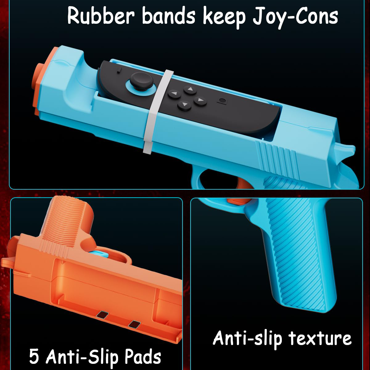 2 Pcs Shooting Game Gun for Sw - Retro Gaming Gun avis et prix