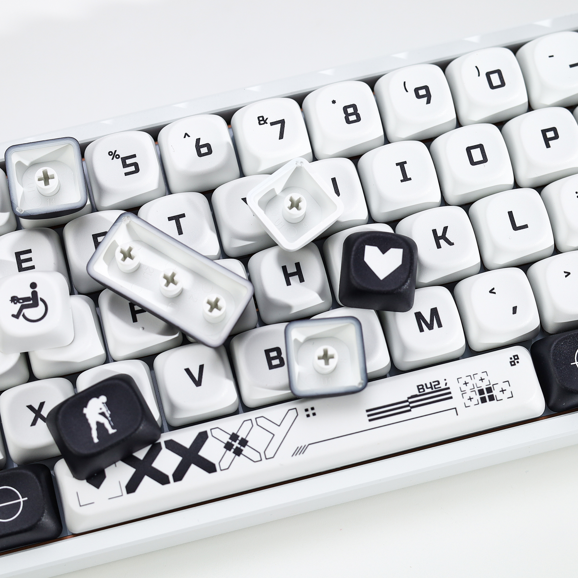 KBDiy PrintStream Keycaps csgo - Retro Gaming Keyboard avis et prix