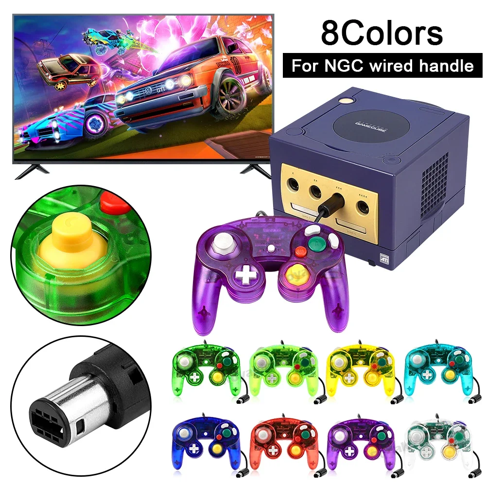 8 Colors Transparent For NGC W - Retro Gaming Joystick avis et prix