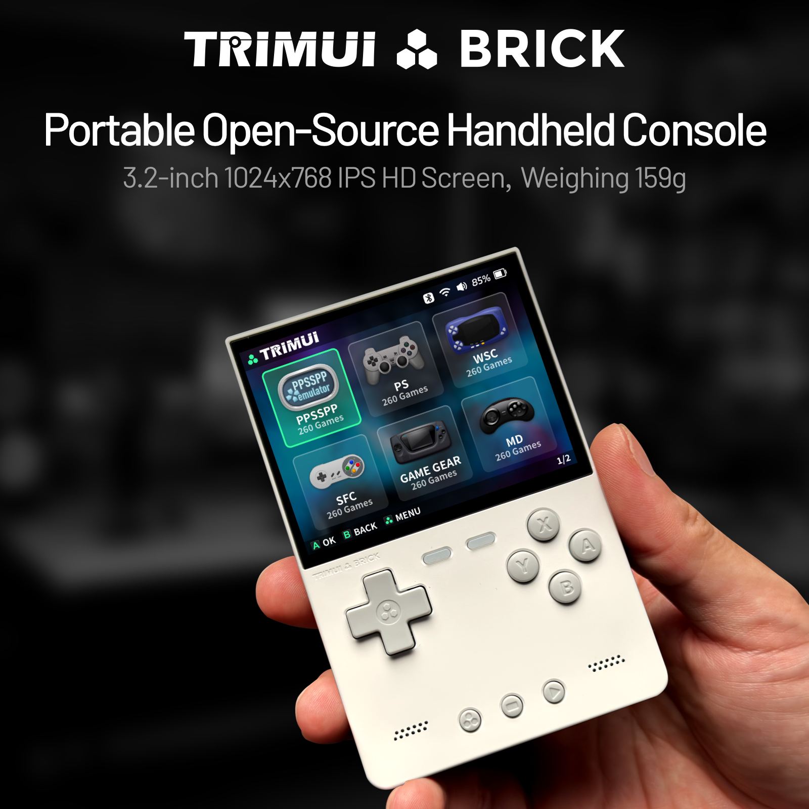 TRIMUI BRICK CNC Metal Retro H - Retro Gaming Device avis et prix