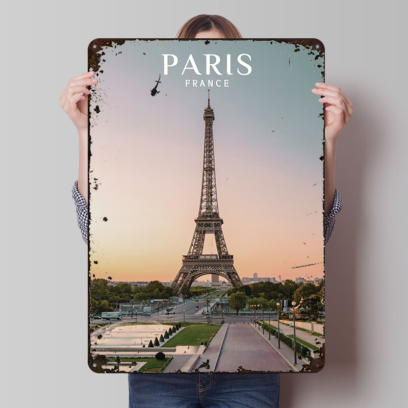 Paris Eiffel Tower Printed Pos - Retro Gaming Paris avis et prix
