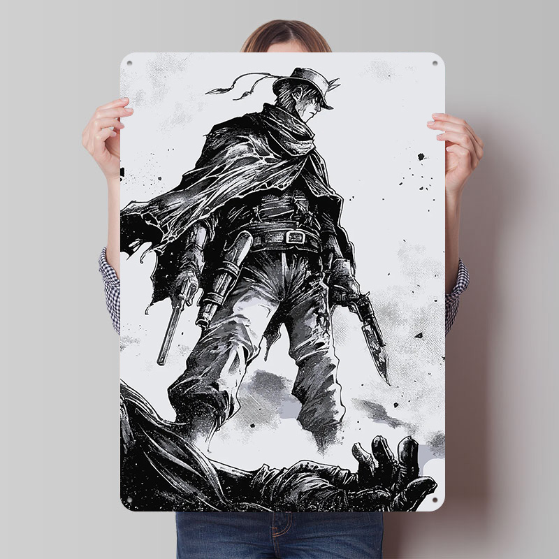 Cowboy With Guns and Knife Met - Retro Gaming Gun avis et prix