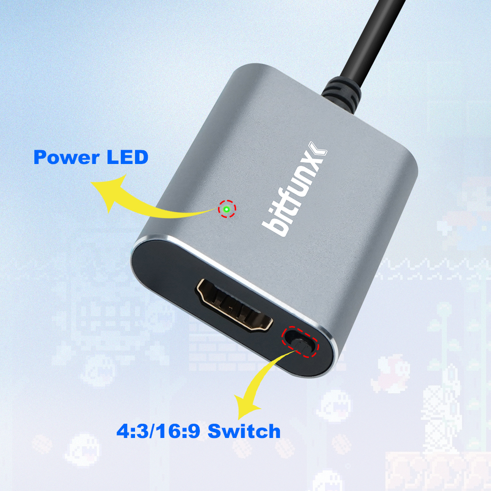 Bitfunx 720P Svideo / AV To HD - Retro Gaming Unit avis et prix
