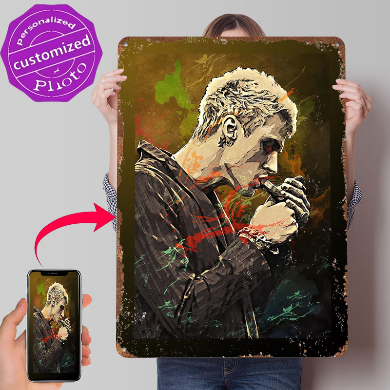 Machine Gun Kelly Tin Poster C - Retro Gaming Gun avis et prix