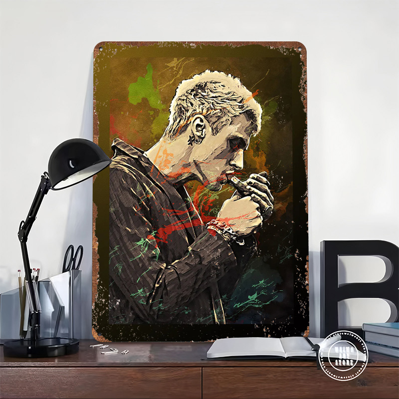Machine Gun Kelly Tin Poster C - Retro Gaming Gun avis et prix