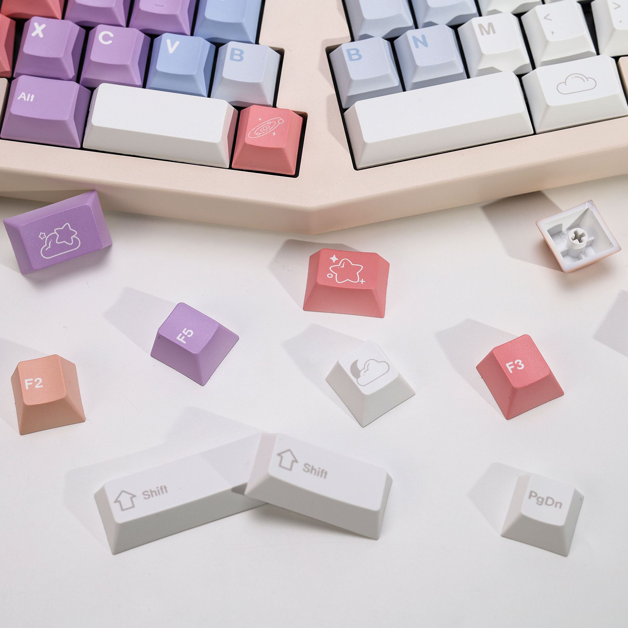 KBDiy Dreamscape Theme Keycaps - Retro Gaming Keyboard avis et prix