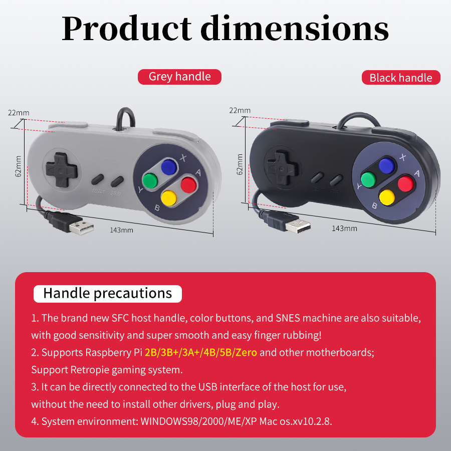 USB Wired Game Controller Retr - Retro Gaming On Raspberry Pi avis et prix