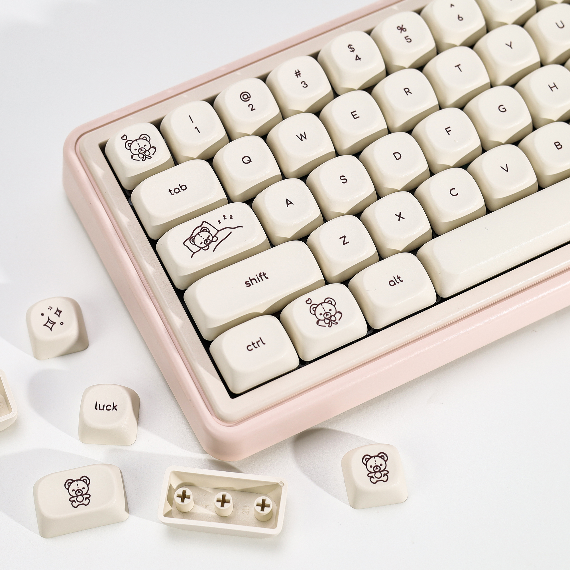 KBDiy Cute Bear Tales Keycaps  - Retro Gaming Keyboard avis et prix