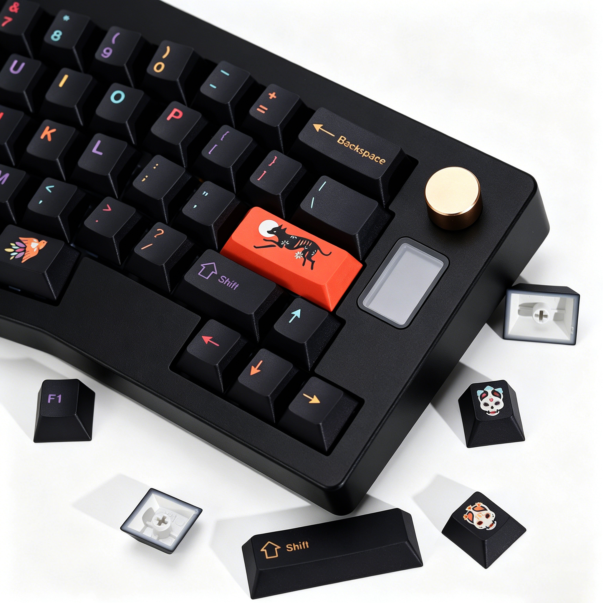 KBDiy Clone GMK Keycaps Retro  - Retro Gaming Keyboard avis et prix