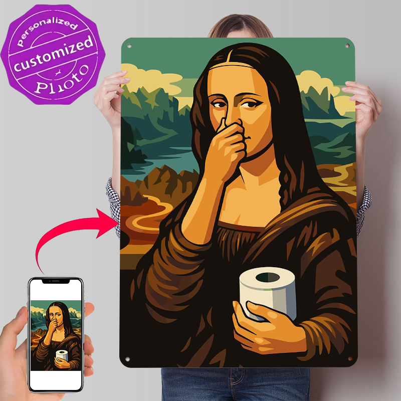 Mona Lisa Holding Toilet Paper - Retro Gaming Wallpaper avis et prix