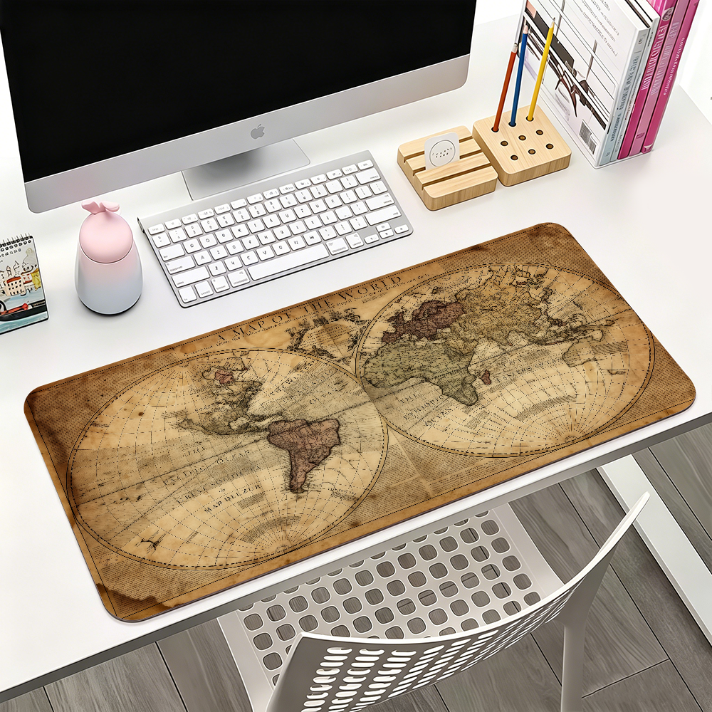 Retro Style World Map Mouse Pa - Retro Gaming Keyboard avis et prix