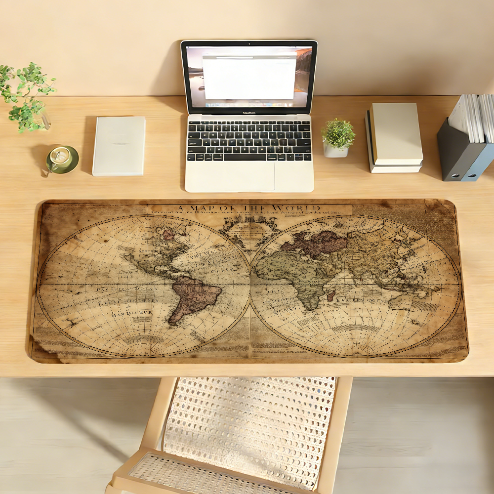 Retro Style World Map Mouse Pa - Retro Gaming Keyboard avis et prix
