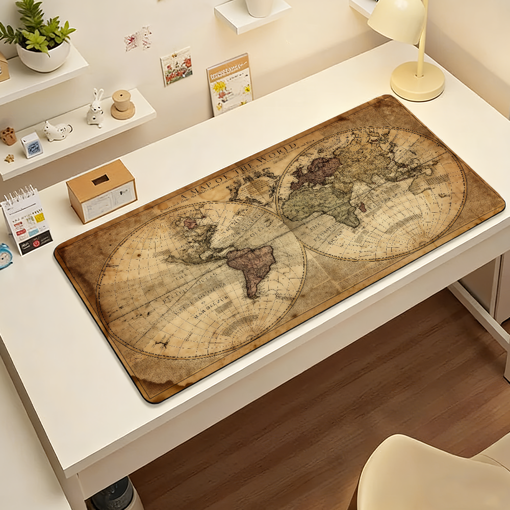 Retro Style World Map Mouse Pa - Retro Gaming Keyboard avis et prix
