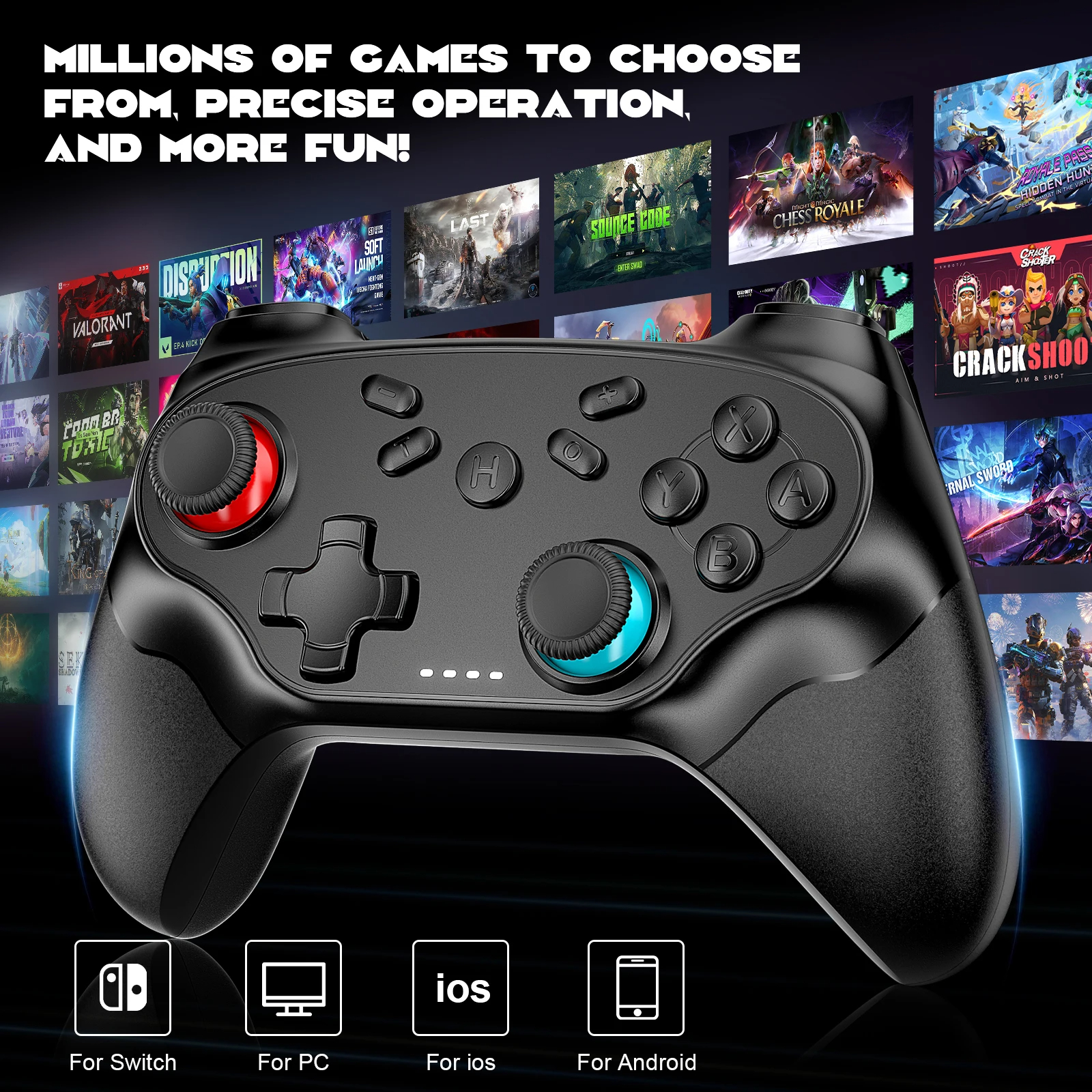 Gamepads For Switch/Ios/Androi - Retro Gaming Joystick avis et prix