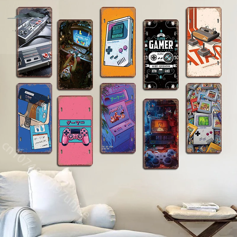 Vintage Gaming Metal Sign Retr - Retro Gaming For Tv avis et prix