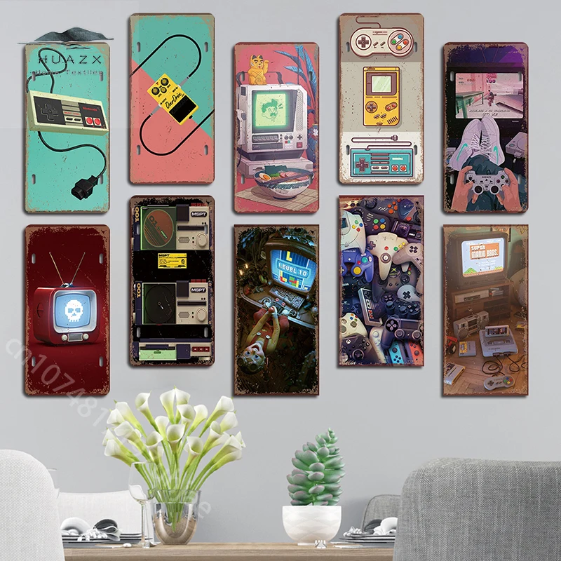 Vintage Gaming Metal Sign Retr - Retro Gaming For Tv avis et prix