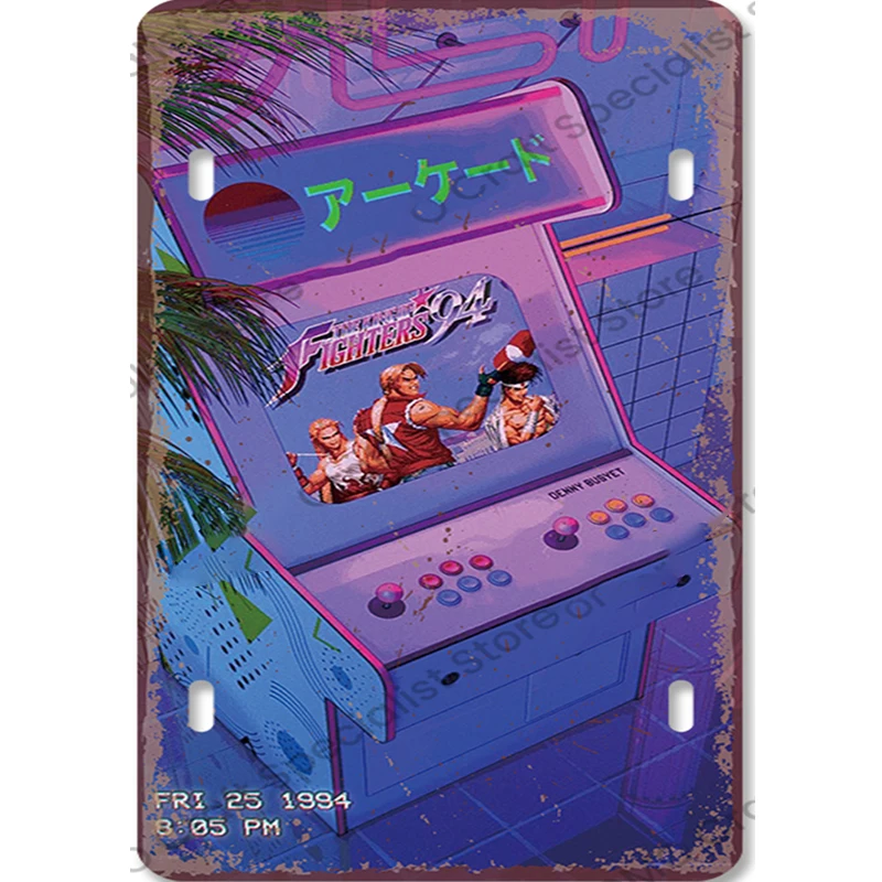 Vintage Gaming Metal Sign Retr - Retro Gaming For Tv avis et prix