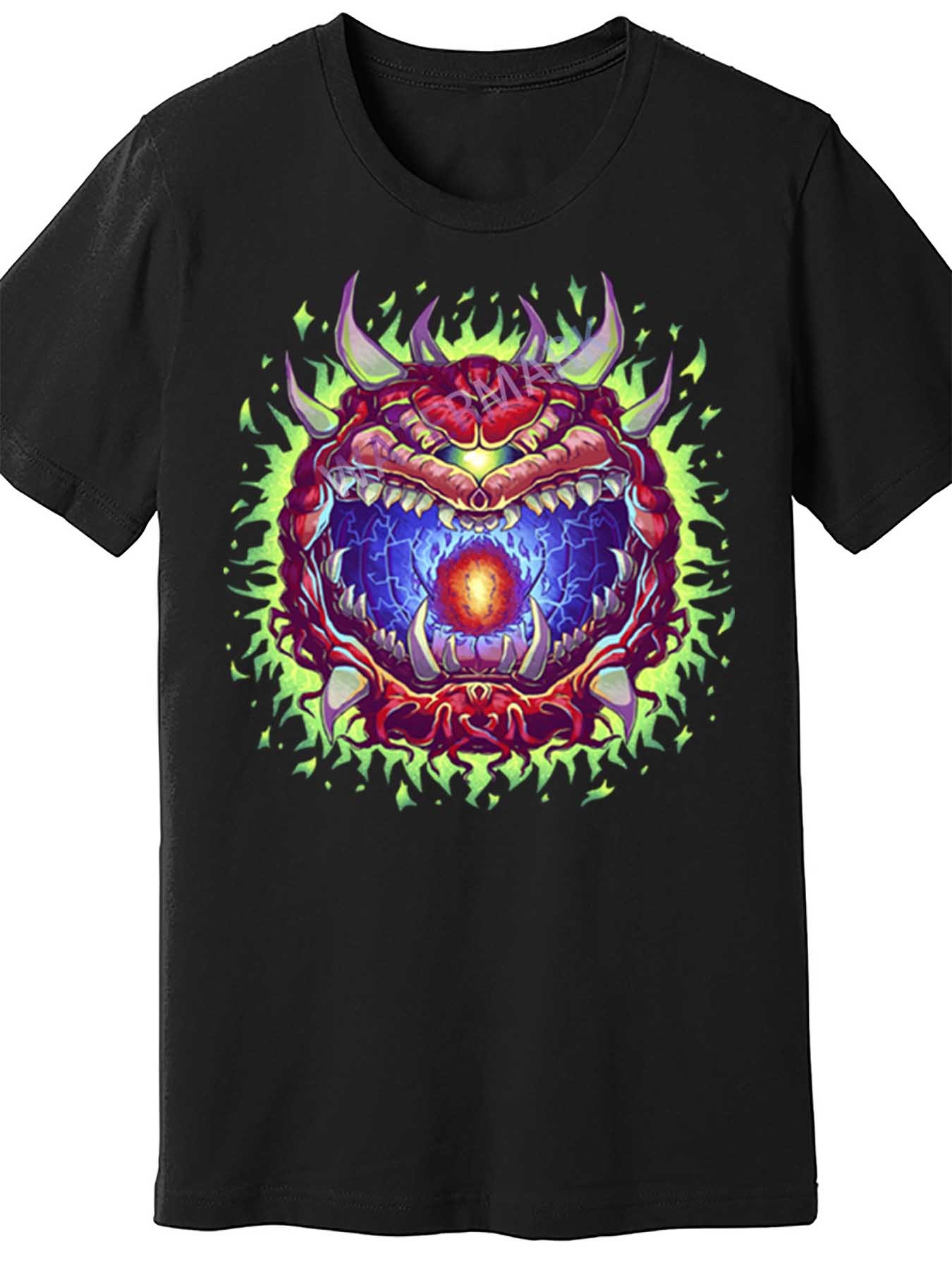 Men's Cacodemon Doom Graphic T - Retro Gaming Shops avis et prix