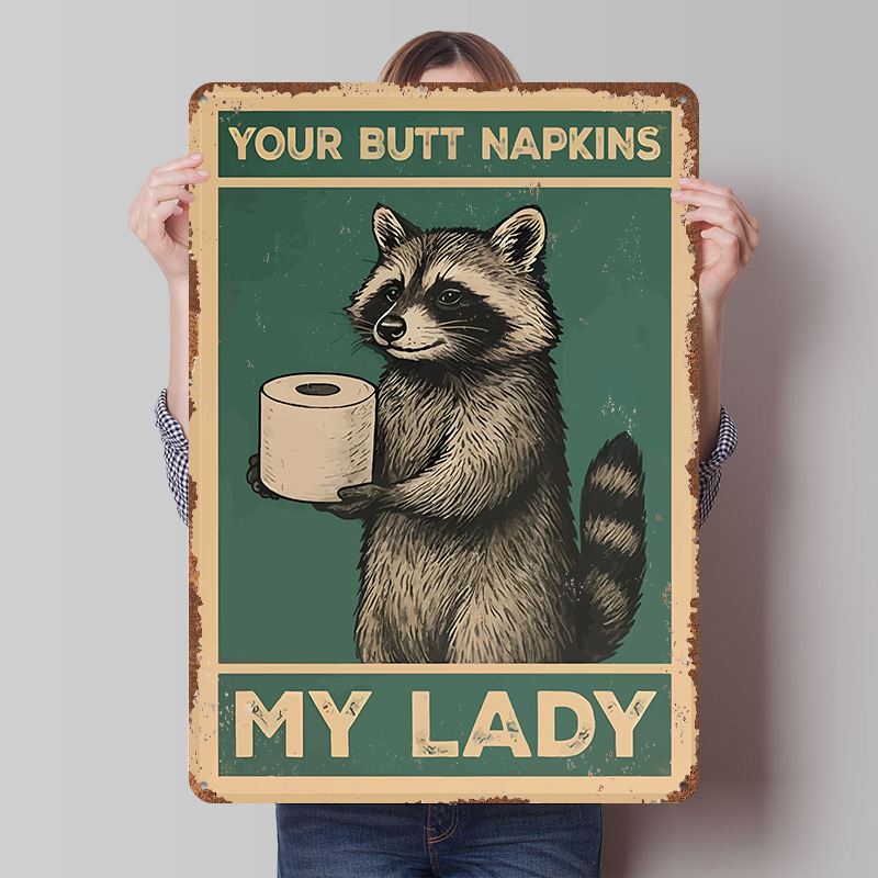 Raccoon With Toilet Paper Funn - Retro Gaming Wallpaper avis et prix
