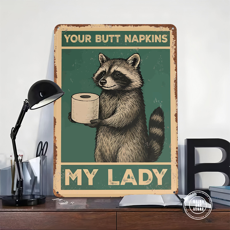Raccoon With Toilet Paper Funn - Retro Gaming Wallpaper avis et prix