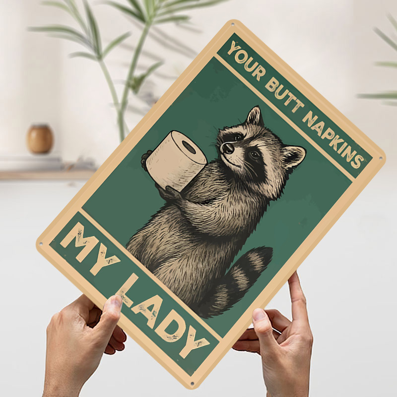 Raccoon With Toilet Paper Funn - Retro Gaming Wallpaper avis et prix