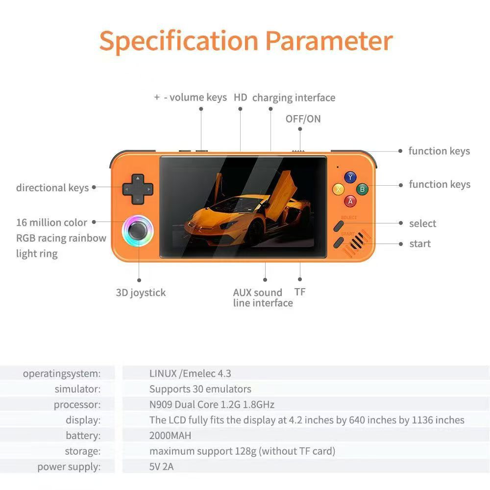 2026 M41 Retro Handheld Game C - Retro Gaming Handheld 2026 avis et prix