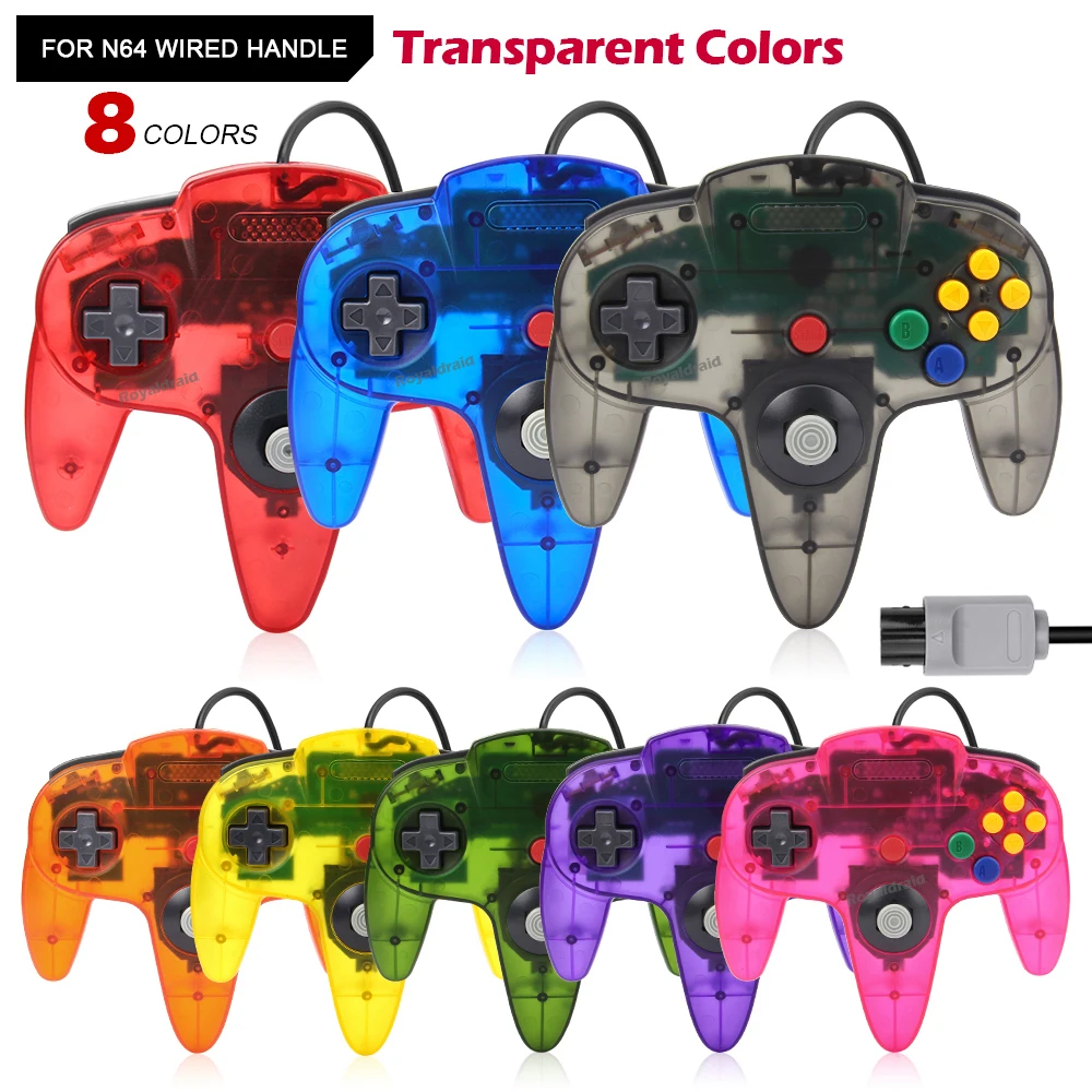 8 Colors Wired Gamepad For N64 - Retro Gaming Joystick avis et prix