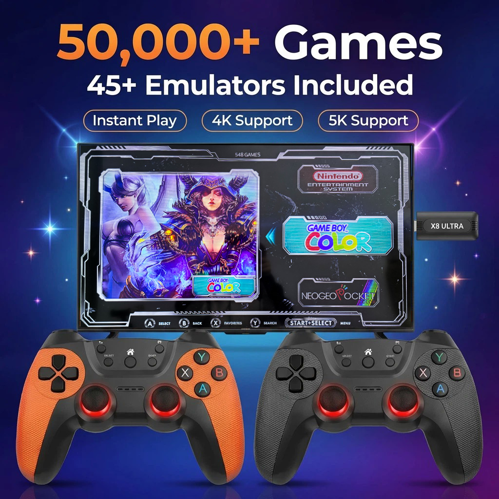 X8 Ultra Game Stick Pro 128GB  - Retro Gaming For Tv avis et prix