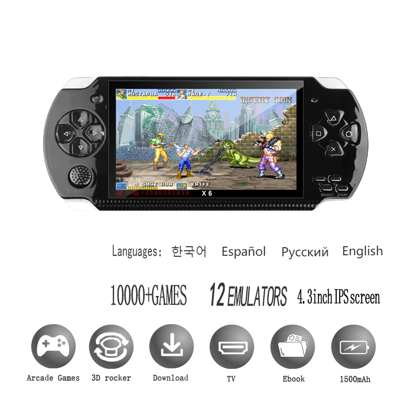 PSP 3000 X6 Consola 12 Types O - Retro Gaming X6 avis et prix