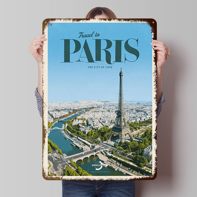 Travel to Paris Printed Poster - Retro Gaming Paris avis et prix