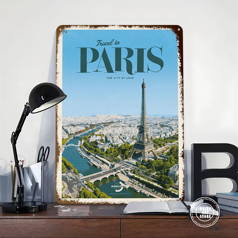 Travel to Paris Printed Poster - Retro Gaming Paris avis et prix