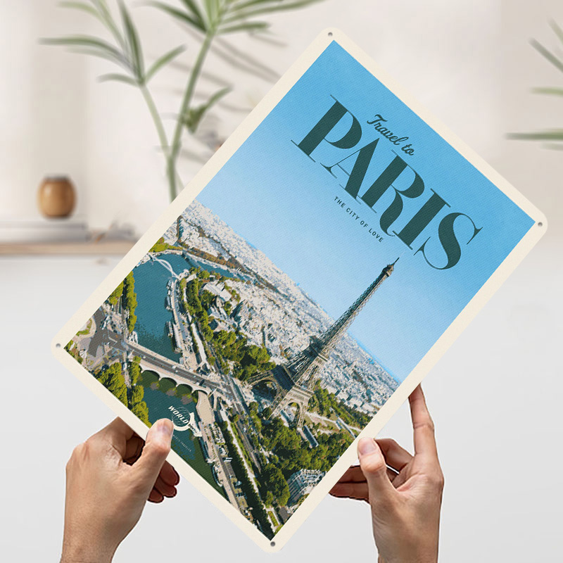 Travel to Paris Printed Poster - Retro Gaming Paris avis et prix