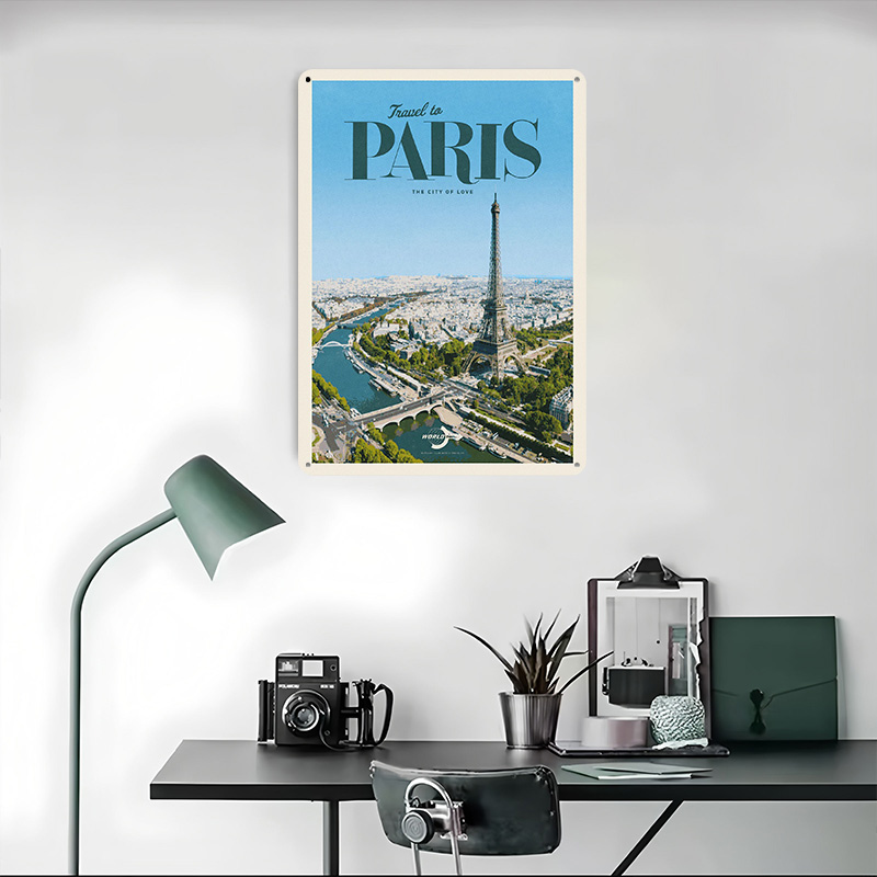 Travel to Paris Printed Poster - Retro Gaming Paris avis et prix