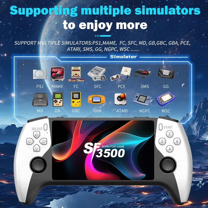SF3500 Retro Handheld Game Con - Retro Gaming Devices avis et prix