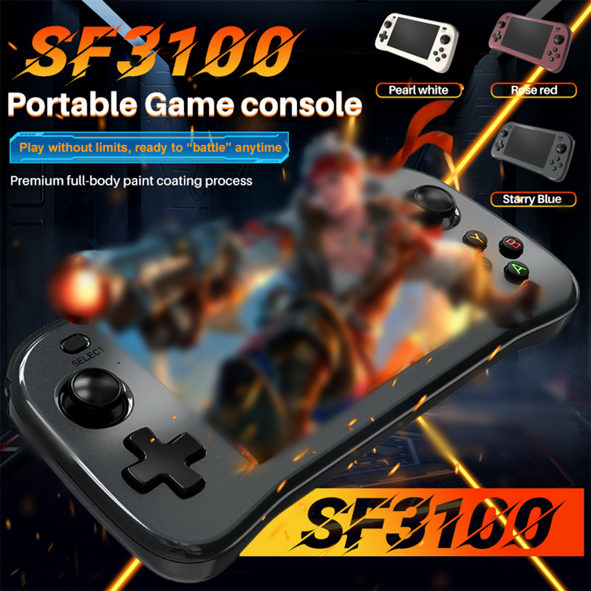SF3100 Portable Handheld Game  - Retro Gaming Device avis et prix