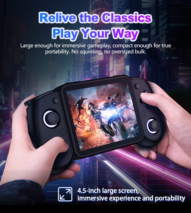 2026 New RG43H Pro Open Source - Retro Gaming Handheld 2026 avis et prix
