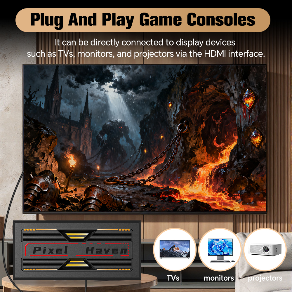 4K Retro Video Game Consoles F - Retro Gaming Tv Box avis et prix