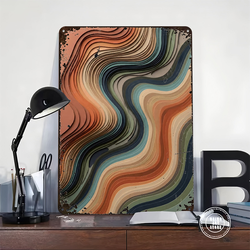 Topography Abstract Paper Art  - Retro Gaming Wallpaper avis et prix